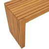 vidaXL banc Huile Naturelle 110 x 30 x 45 cm Bois de teck massif