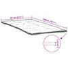 vidaXL Protège-matelas blanc 80x200 cm