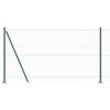 vidaXL Poteau de cl&ocirc;ture. Vert 50 x 1,2 m (maillage de 36 mm)