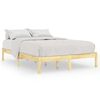 vidaXL Cadre de lit sans matelas bois massif