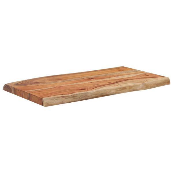 vidaXL Dessus de table 70x40x2,5 cm rectangulaire bois massif d'acacia