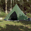 vidaXL Tente de camping tipi 4 personnes vert imperméable