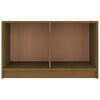 vidaXL Meuble TV Marron miel 70x33x42 cm Bois de pin massif