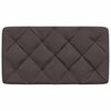 vidaXL Coussin de t&ecirc;te de lit marron fonc&eacute; 80 cm tissu