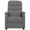 vidaXL Fauteuil de massage Gris foncé Tissu