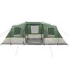 vidaXL Tente de camping tunnel 4 personnes vert imperméable