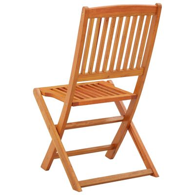 vidaXL Chaises de jardin pliables lot de 2 Bois d'eucalyptus massif