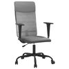 vidaXL Chaise de bureau r&eacute;glable en hauteur gris