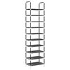 vidaXL &Eacute;tag&egrave;re &agrave; chaussures 10 niveaux 44x28x180 cm tissu non-tiss&eacute;