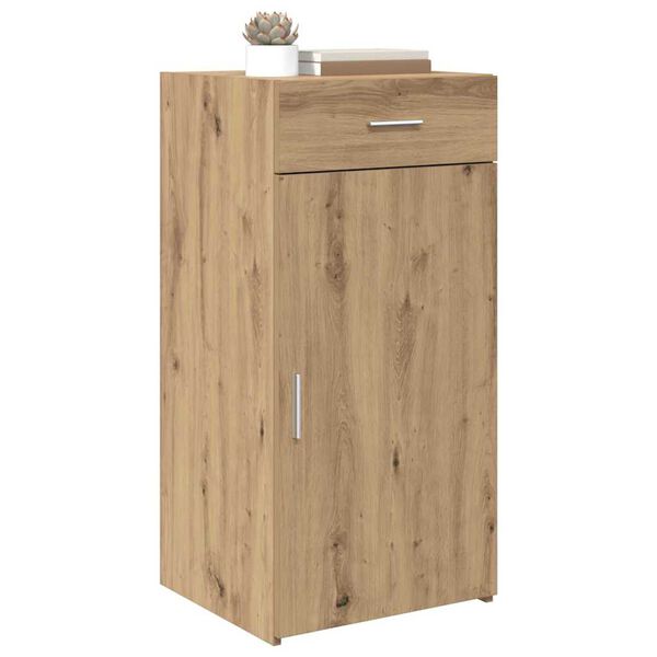 vidaXL Buffet ch&ecirc;ne artisanal 42,5 x 40 x 93 cm Bois d'ing&eacute;nierie