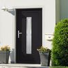 vidaXL Porte d'entr&eacute;e anthracite 108x200 cm PVC