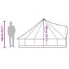 vidaXL Tente familiale tipi 6 personnes bleu imperm&eacute;able