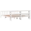 vidaXL Cadre de lit sans matelas blanc 200x200 cm bois massif de pin