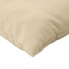 vidaXL Coussins de canap&eacute; lot de 4 beige 50x50 cm tissu