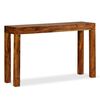 vidaXL Table console Bois massif 120x35x75 cm