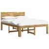 vidaXL Cadre de lit double avec t&ecirc;te de lit ROSTOCK Blanc 120 x 190 cm