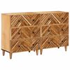 vidaXL Armoires de rangement 2 pc 60 x 33,5 x 75 cm Marron