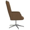 vidaXL Chaise de relaxation Marron Tissu