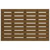 vidaXL T&ecirc;te de lit murale Marron miel 106x3x63 cm Bois massif de pin