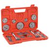 vidaXL Trousse &agrave; outils pour &eacute;triers de freins &agrave; disque 18 pcs