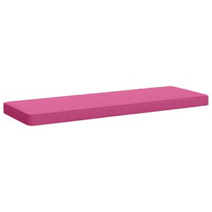vidaXL Coussin de banc 1 pi&egrave;ce VUGHT 100 % polyester Rose