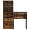 vidaXL Bureau avec tiroir 2 pcs Chêne fumé