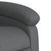 vidaXL Fauteuil inclinable &eacute;lectrique Gris Similicuir