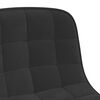 vidaXL Chaise pivotante de bureau Noir Velours