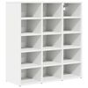 vidaXL Cabinet &agrave; chaussures 77,5 x 30 x 83,5 cm Bois d'ing&eacute;nierie
