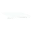 vidaXL Toile de rechange pour auvent Blanc 3,5 x 2,5 m Polyester