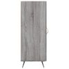vidaXL Buffet Sonoma gris 34,5x34x90 cm Bois d'ingénierie