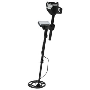 vidaXL D&eacute;tecteur m&eacute;taux r&eacute;glage automatique profondeur recherche 18 cm