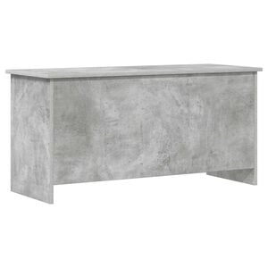 vidaXL Coffre de rangement avec stockage Gris b&eacute;ton 100 x 40 x 50 cm