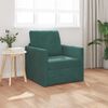 vidaXL Canap&eacute;-Lit 60cm Vert fonc&eacute; Velours