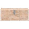 vidaXL Coffre de rangement 90x40x40 cm bois d'acacia solide