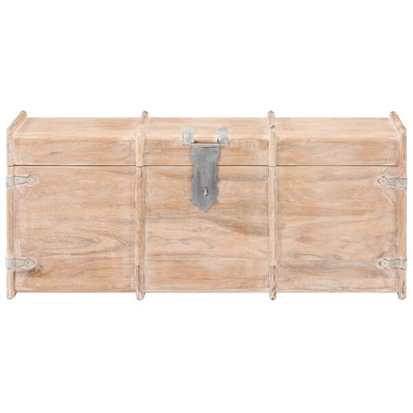 vidaXL Coffre de rangement 90x40x40 cm bois d'acacia solide