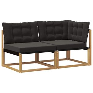 vidaXL Unit&eacute; de canap&eacute; sectionnel Blanc 162,5 x 83 x 73 cm