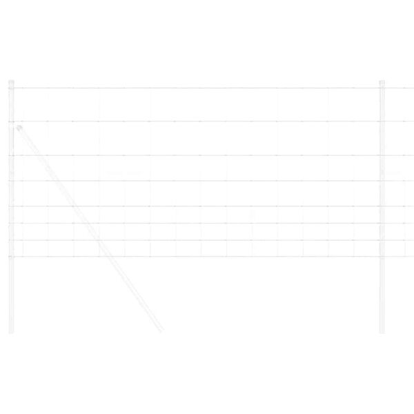 vidaXL Cl&ocirc;ture Sauvage Galvanis&eacute; &agrave; chaud 1000 x 100 x 0,18 cm Fer