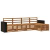 vidaXL Ensemble de canap&eacute;s d'ext&eacute;rieur 5 pc Naturel