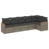 vidaXL Patio Sofa Set 4 place Grey