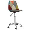 vidaXL Chaises pivotantes &agrave; manger lot de 6 Patchwork Tissu