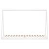 vidaXL Cadre de lit pour enfants blanc 80x200 cm bois de pin massif