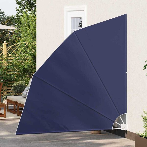vidaXL Écran de confidentialité pour balcon Bleu marine 210 x 210 cm