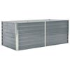 vidaXL Jardini&egrave;re 160 x 80 x 45 cm Acier galvanis&eacute; Gris