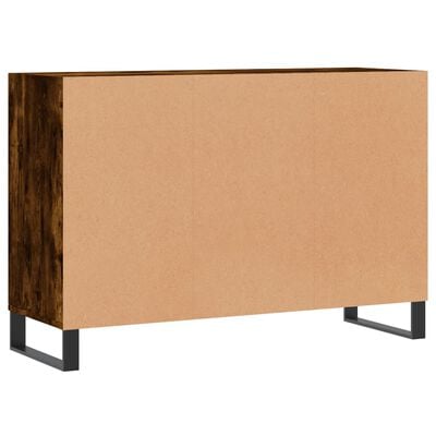 vidaXL Buffet chêne fumé 103,5x35x70 cm bois d'ingénierie