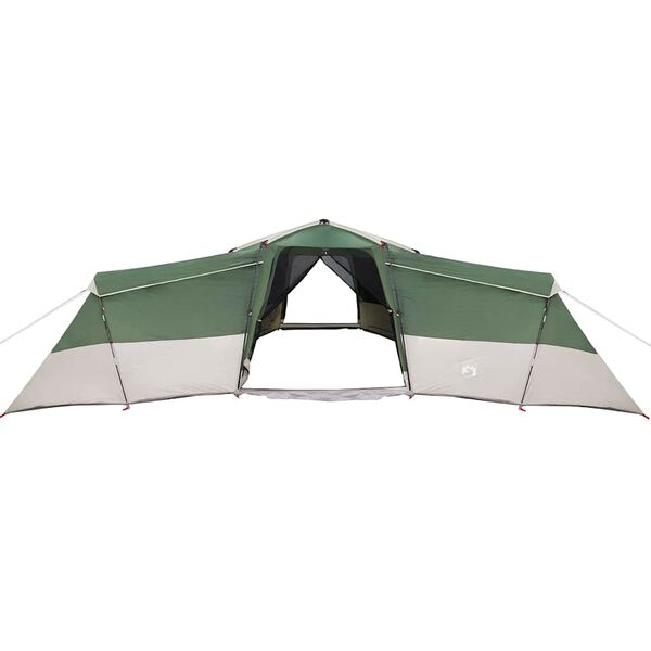 vidaXL Tente familiale avec toit Vert 833 x 585 x 216 cm taffetas