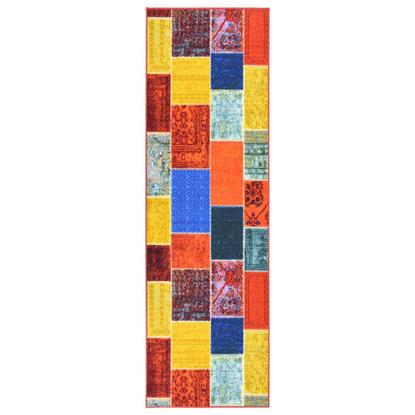 vidaXL Tapis de couloir Multicolore 80x400 cm
