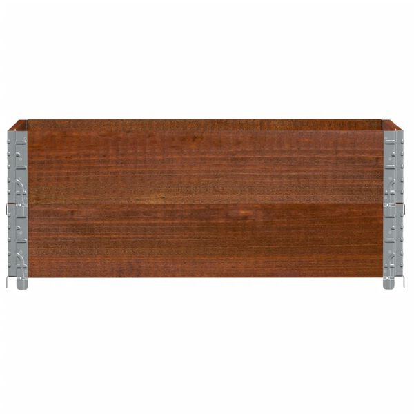vidaXL Jardinière marron 100x50 cm bois massif de pin