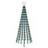 vidaXL Arbre de No&euml;l LED 180 cm 255 LED Blanc froid Acier Noir