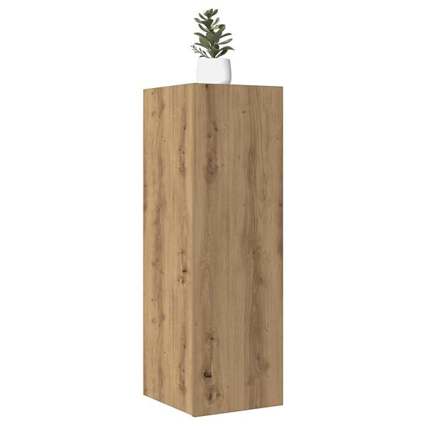 vidaXL Meubles TV 2 pcs chêne artisanal 30,5x30x90cm bois d'ingénierie